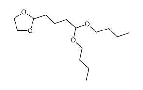 1,1-dibutoxy-4-(1,3-dioxolan-2-yl)butane结构式