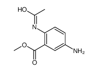 methyl 2-acetamido-5-aminobenzoate Structure