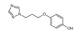 4-[3-(1,2,4-triazol-1-yl)propoxy]phenol Structure