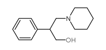 2-苯基-3-哌啶-1-丙烷-1-醇结构式