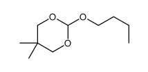 2-butoxy-5,5-dimethyl-1,3-dioxane Structure