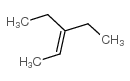 2-Pentene, 3-ethyl- Structure