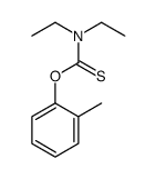 O-(2-methylphenyl) N,N-diethylcarbamothioate结构式