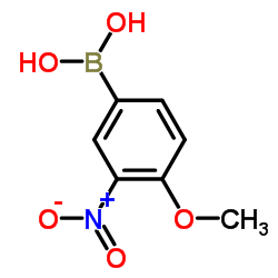 (4-甲氧基-3-硝基苯基)硼酸图片