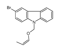 3-bromo-9-(prop-1-enoxymethyl)carbazole结构式