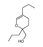 3,4-dihydro-2,5-dipropyl-2H-pyran-2-methanol Structure