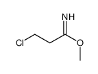 Methyl 3-chloropropanimidate结构式
