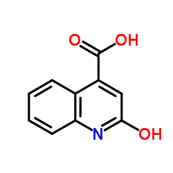 2-羟基喹啉-4-羧酸结构式