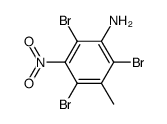 2,4,6-tribromo-3-methyl-5-nitro-aniline Structure