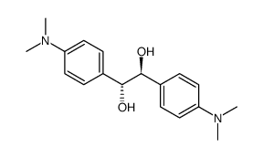 1,2-Ethanediol, 1,2-bis[4-(dimethylamino)phenyl]-, (1R,2S)-rel结构式