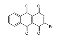 2-bromo-anthracene-1,4,9,10-tetraone结构式