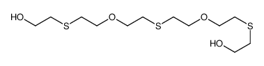 2-[2-[2-[2-[2-(2-hydroxyethylsulfanyl)ethoxy]ethylsulfanyl]ethoxy]ethylsulfanyl]ethanol Structure