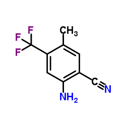 2-Amino-5-methyl-4-(trifluoromethyl)benzonitrile Structure