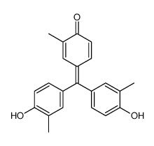 4-(4,4'-dihydroxy-3,3'-dimethyl-benzhydrylidene)-2-methyl-cyclohexa-2,5-dienone结构式