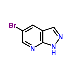 5-溴-1H-吡唑并[3,4-b]吡啶结构式