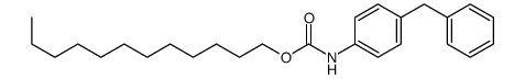 dodecyl N-(4-benzylphenyl)carbamate结构式