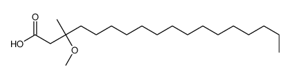 3-methoxy-3-methyloctadecanoic acid结构式