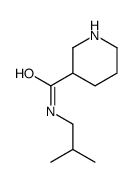 N-(2-methylpropyl)piperidine-3-carboxamide Structure