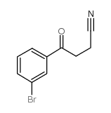 4-(3-溴苯基)-4-氧代丁腈结构式