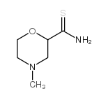 4-METHYL-MORPHOLINE-2-CARBOTHIOIC ACID AMIDE structure