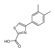 4-(3,4-dimethylphenyl)-1,3-thiazole-2-carboxylic acid Structure