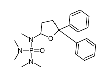 N-[bis(dimethylamino)phosphoryl]-N-methyl-5,5-diphenyloxolan-2-amine Structure