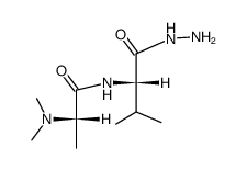 N,N-Dimethyl-L-alanyl-L-valine Hydrazide结构式