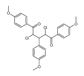 2,4-dichloro-1,3,5-tris(4-methoxyphenyl)pentane-1,5-dione Structure