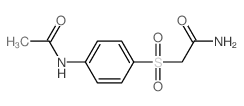 2-(4-acetamidophenyl)sulfonylacetamide结构式