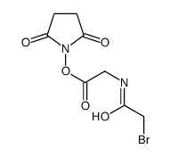 SUCCINIMIDYL-2-(BROMOACETAMIDO)ACETATE结构式
