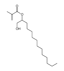 1-(hydroxymethyl)tridecyl methacrylate Structure