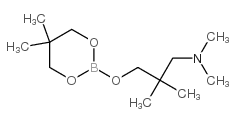 3-[(5,5-dimethyl-1,3,2-dioxaborinan-2-yl)oxy]-N,N,2,2-tetramethylpropylamine Structure