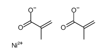 Nickel(2+) bis(2-methylacrylate) Structure