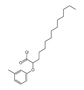 2-(3-methylphenoxy)tetradecanoyl chloride Structure