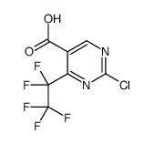 2-氯-6-五氟乙基嘧啶-5-羧酸结构式