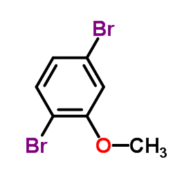2,5-二溴苯甲醚结构式