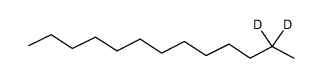 n-tridecane-2,2-d2结构式