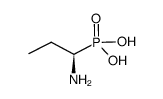 p-[(1R)-1-Aminopropyl]-phosphonic acid Structure