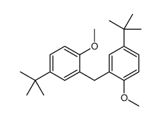 4-tert-butyl-2-[(5-tert-butyl-2-methoxyphenyl)methyl]-1-methoxybenzene Structure