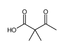 Butanoic acid, 2,2-dimethyl-3-oxo Structure