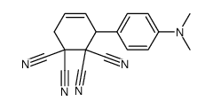 3-(4-Dimethylamino-phenyl)-cyclohex-4-ene-1,1,2,2-tetracarbonitrile Structure