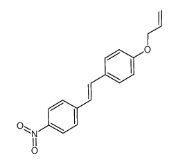 1-(allyloxy)-4-[(E)-2-(4-nitrophenyl)vinyl]benzene结构式