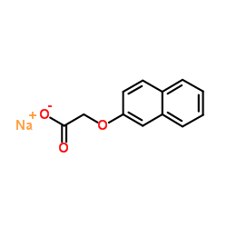 Sodium (2-naphthyloxy)acetate Structure