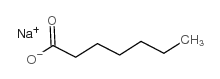 Sodium heptanoate structure