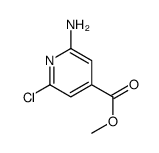 Methyl 2-amino-6-chloroisonicotinate Structure