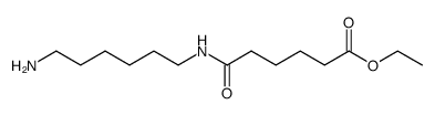 ethyl 6-(6-aminohexylamino)-6-oxohexanoate结构式