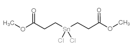 3,3'(dichlorostannylene)bis(methylpropanoate) Structure