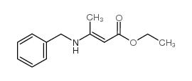 3-苄氨基-2-丁烯酸乙酯结构式