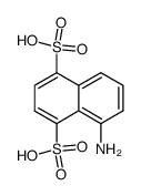5-amino-naphthalene-1,4-disulfonic acid结构式