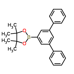(3,5-二苯基苯)硼酸频呢醇酯结构式